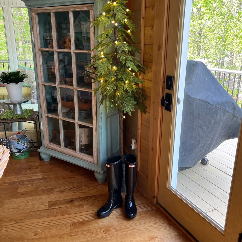Hunter Black Winter Rain Boots Waterproof